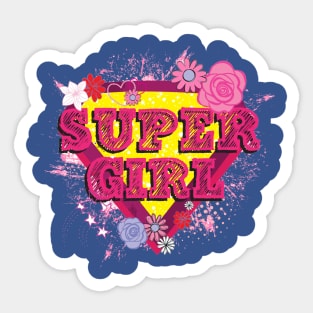 Super Girl Sticker